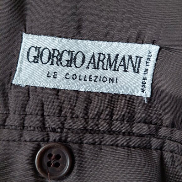 Giorgio Armani Le Collezioni Blazer Mens 3-Button Blazer 100% Wool, 48L - Picture 4 of 13